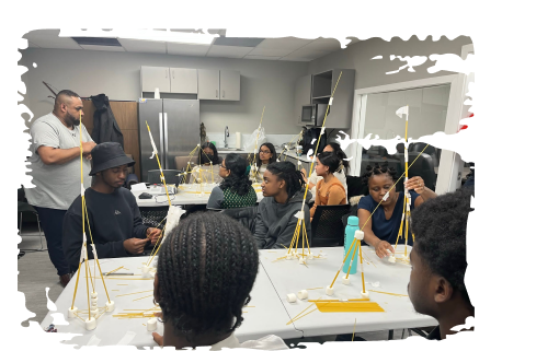 Two women engaged in a discussion